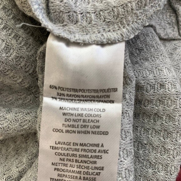 Calvin Klein grey sweater women V neckline long sleeve sweater size XL - Picture 9 of 10